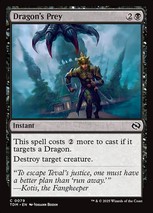 Dragon's Prey 2025 Magic: The Gathering Tarkir: Dragonstorm