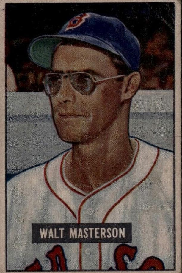 Walt Masterson 1951 bowman Bowman