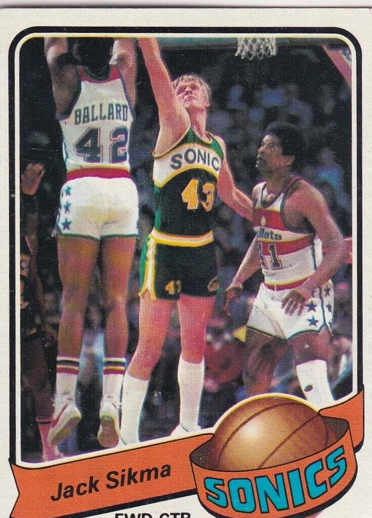 Jack Sikma 1979 topps Topps