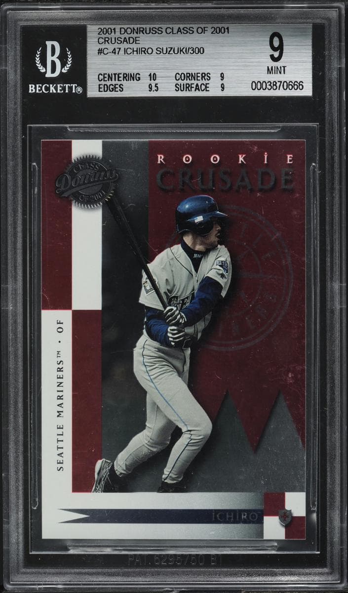 Ichiro 2001 panini Donruss Class of 2001
