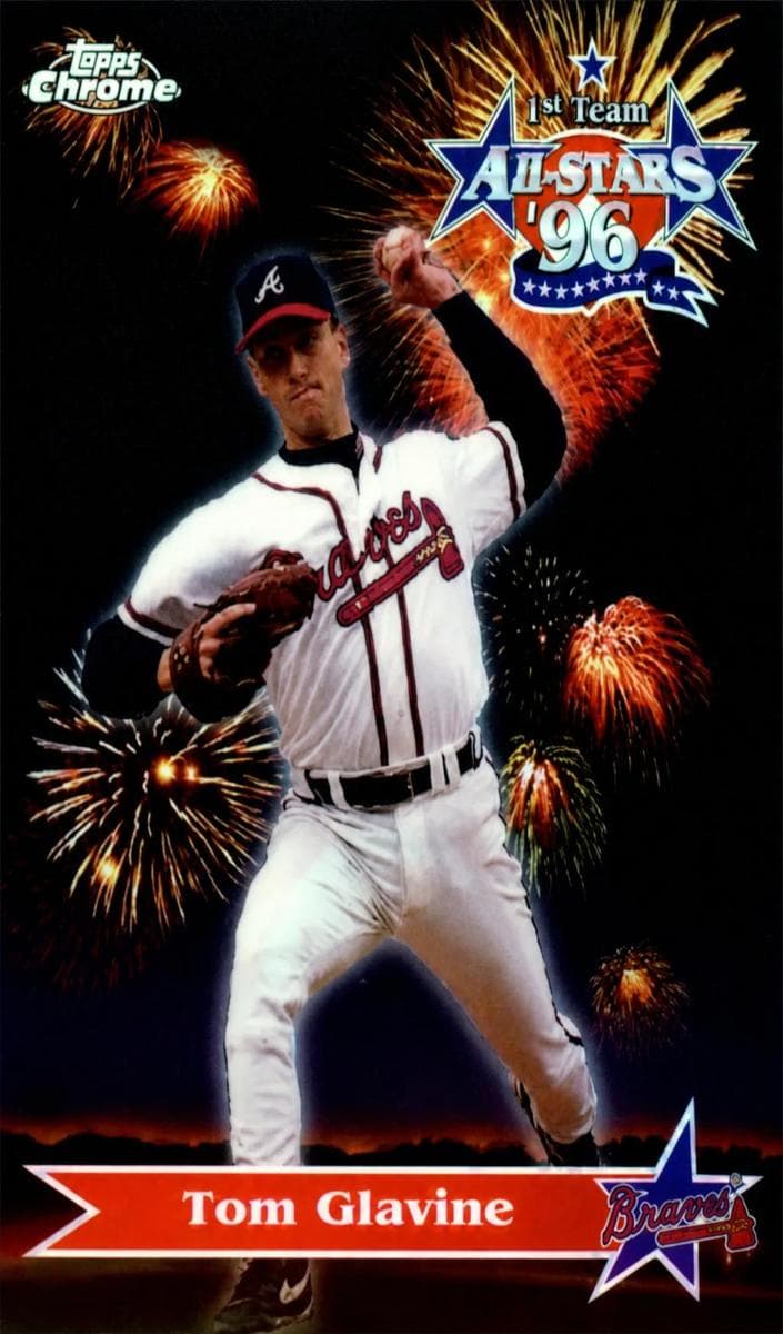 Tom Glavine 1997 topps Topps