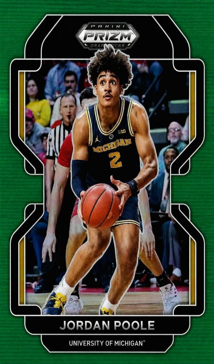 Jordan Poole trading card