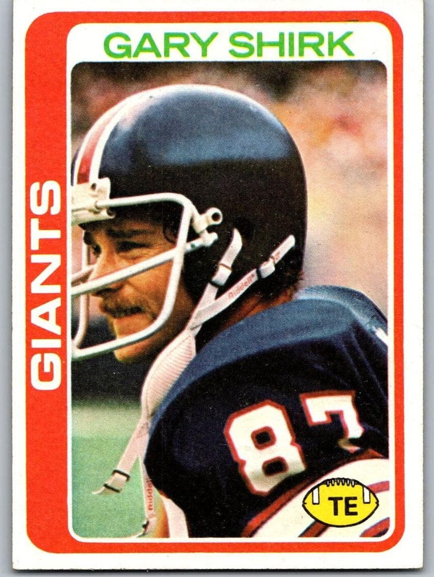 Gary Shirk 1978 topps Topps