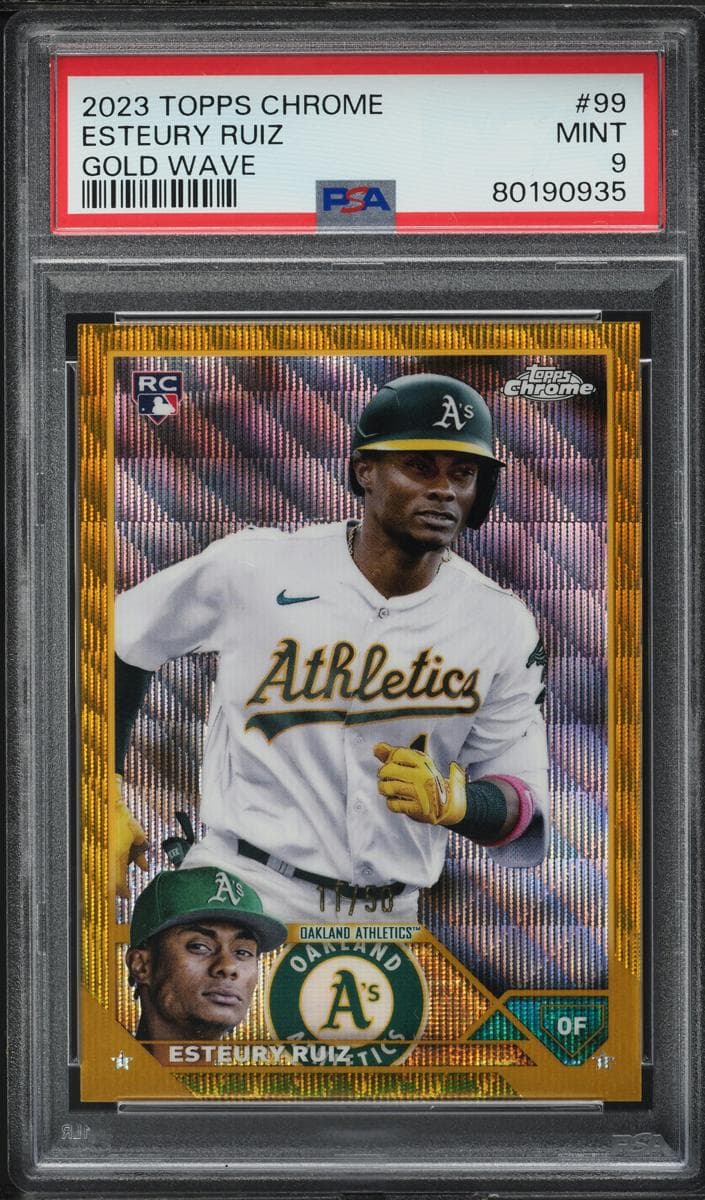 Esteury Ruiz 2023 topps Topps Chrome
