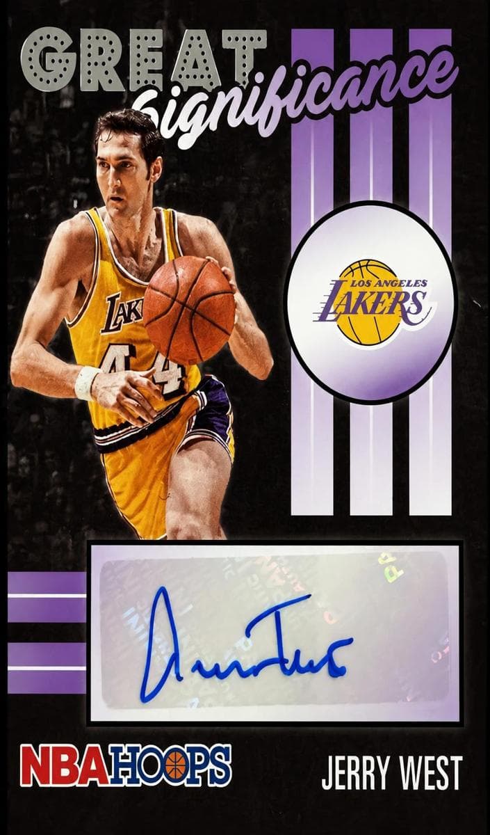 Jerry West 2020 panini Hoops