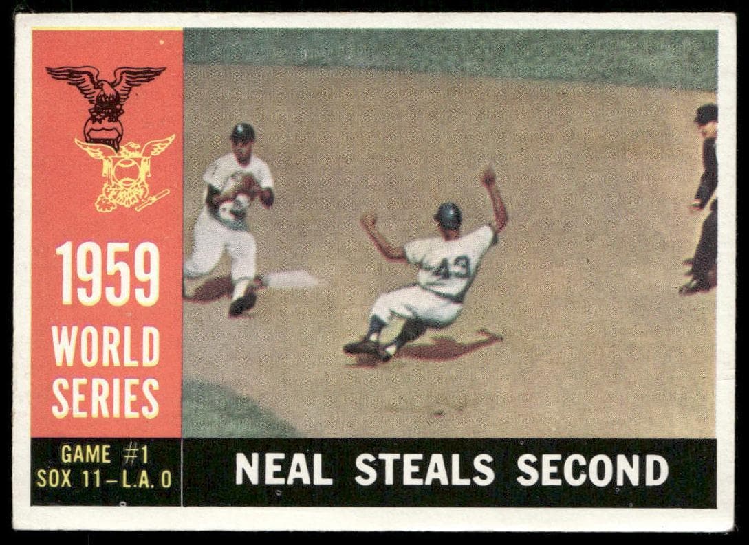 1959 World Series Game #1 - Neal Steals Second #385
