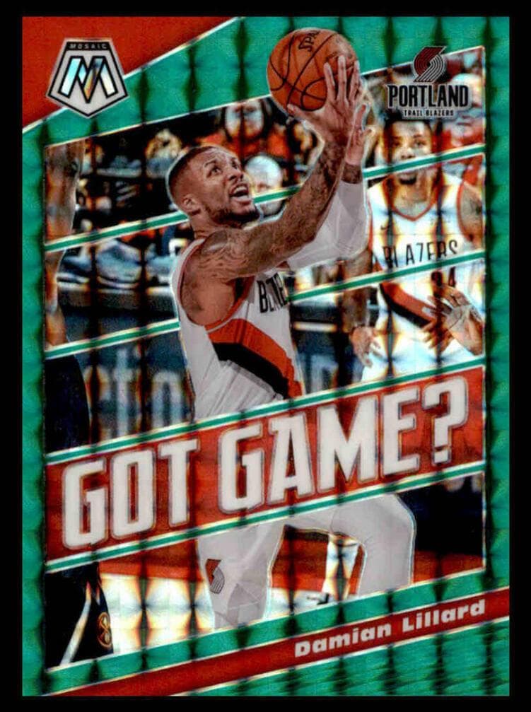 Damian Lillard 2019 panini Donruss Optic