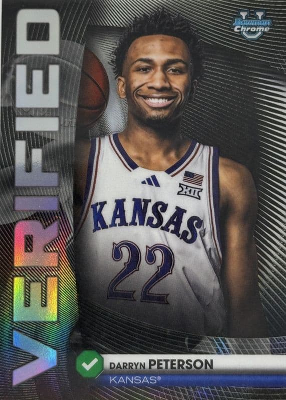 Darryn Peterson 2025 bowman Bowman Verified