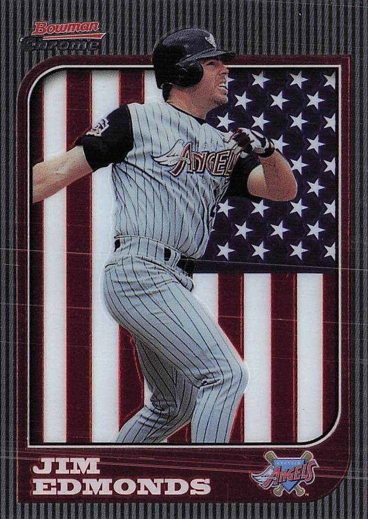 Jim Edmonds 1997 bowman Chrome