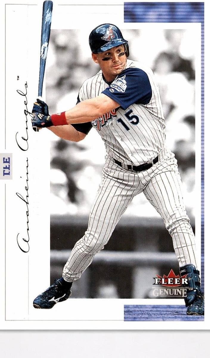 Tim Salmon 2001 fleer Fleer Genuine