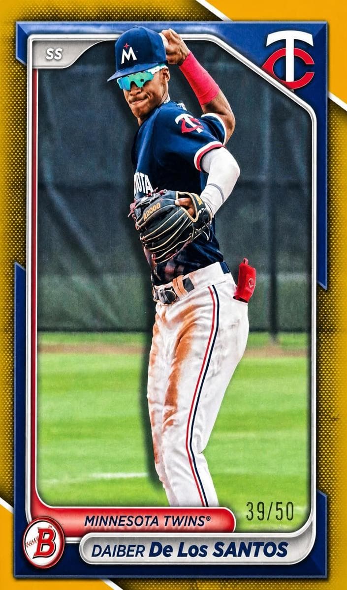 Daiber De Los Santos 2024 bowman Bowman Draft