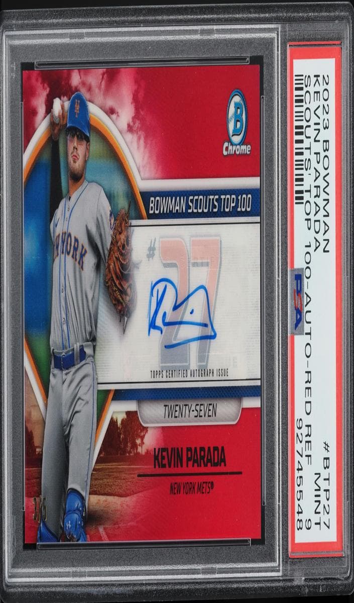 Kevin Parada 2023 bowman Bowman