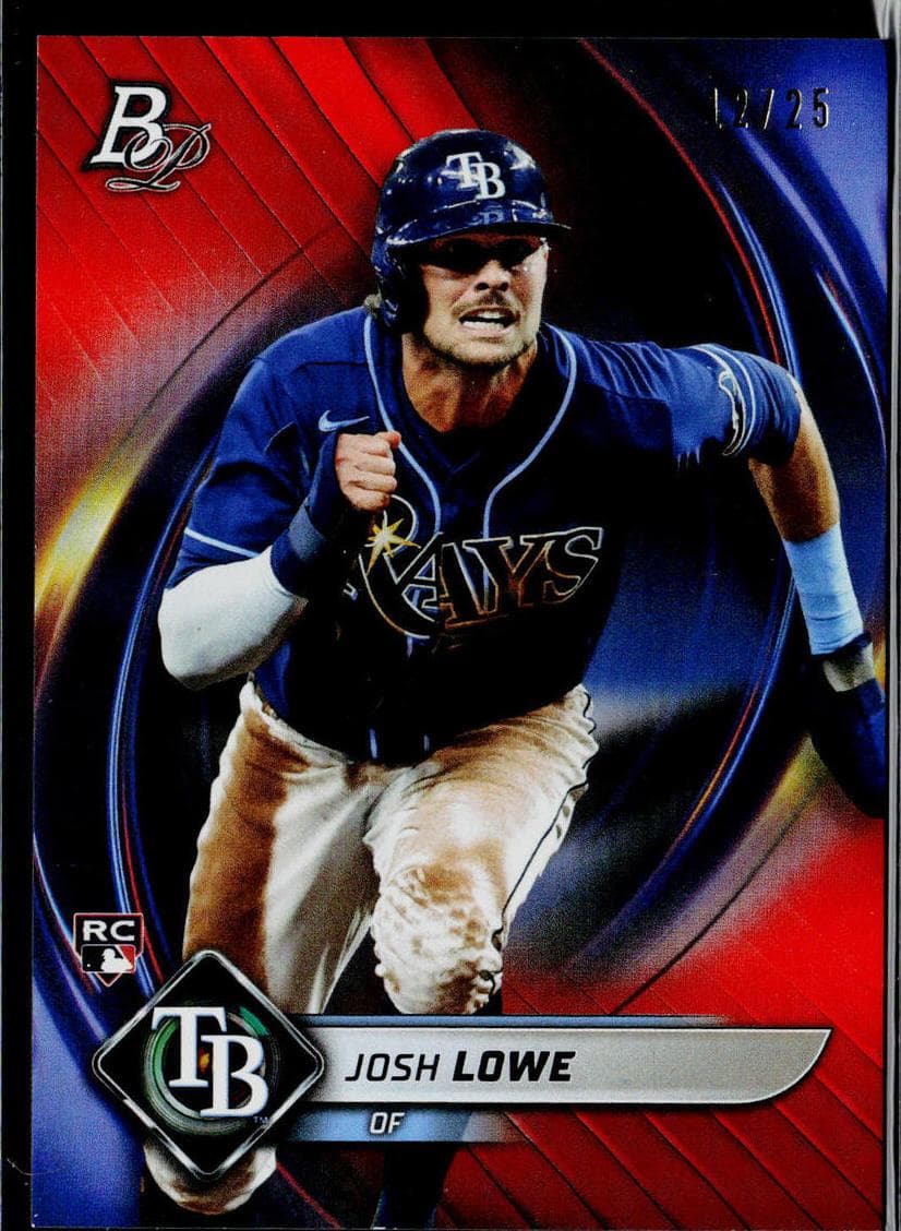 Josh Lowe 2022 bowman Bowman Platinum