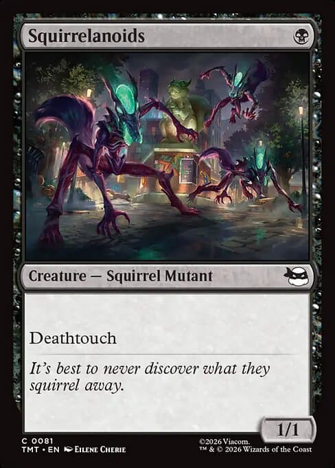 Squirrelanoids 2026 Magic: The Gathering Teenage Mutant Ninja Turtles Foil