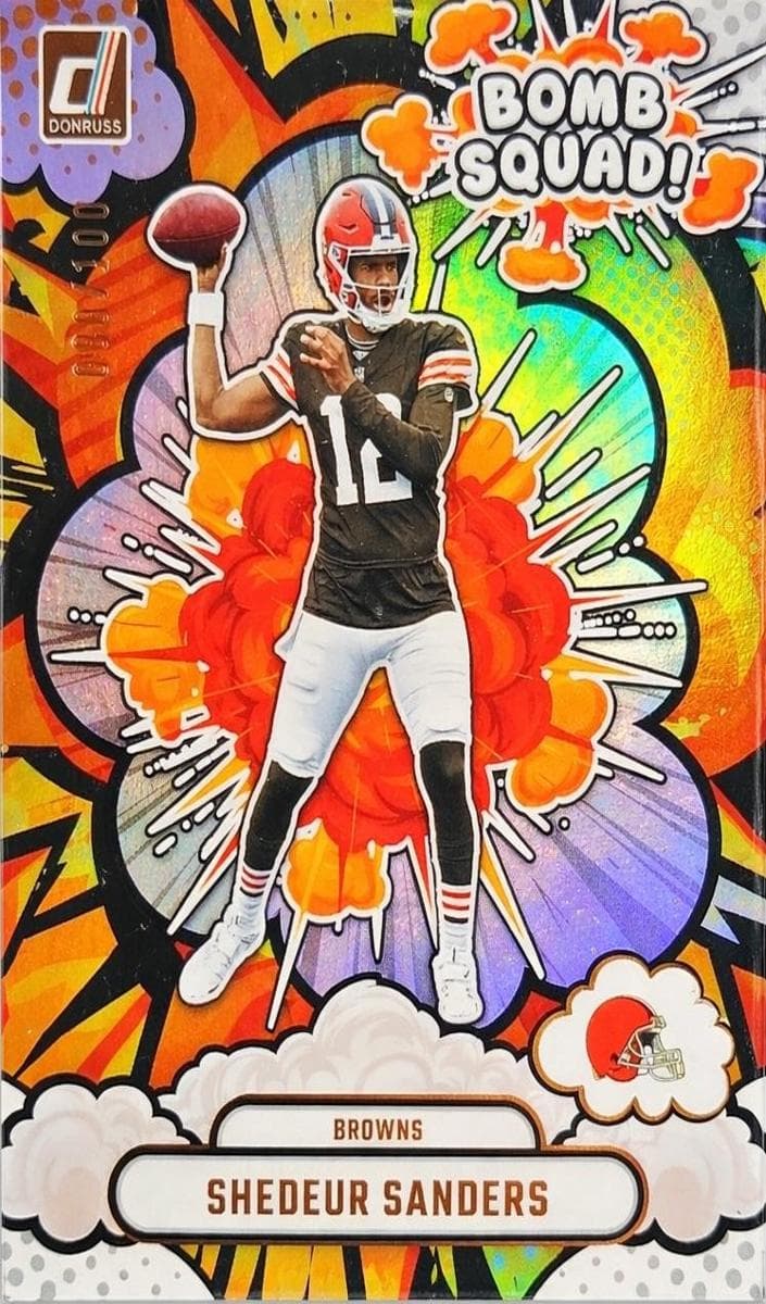 Shedeur Sanders 2025 panini Donruss