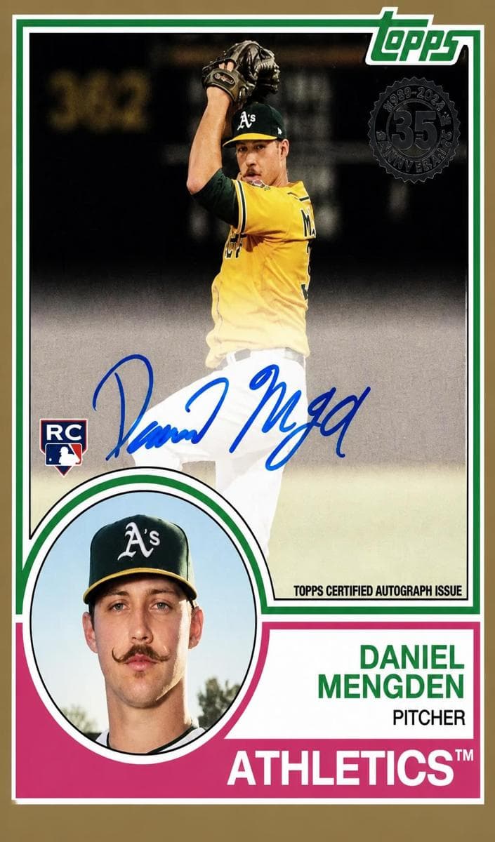 Daniel Mengden trading card