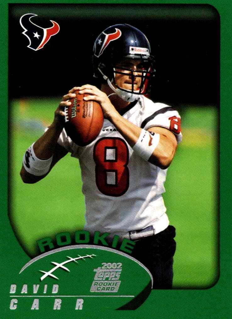 David Carr 2002 topps