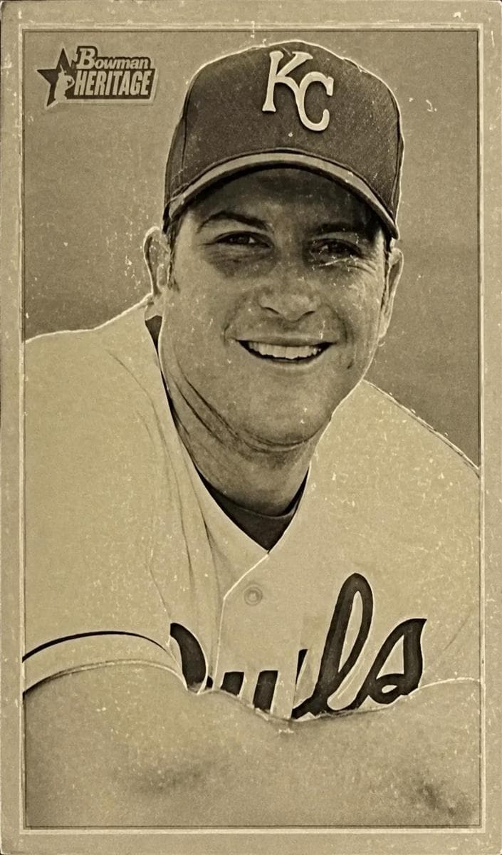 Mike Sweeney 2001 bowman Heritage Chrome