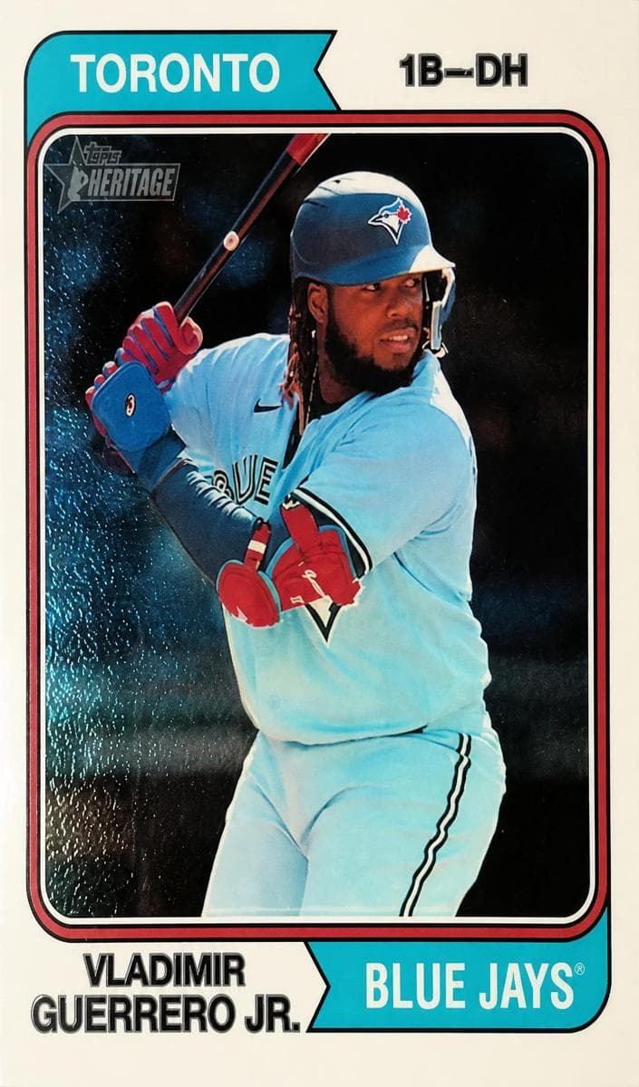 Vladimir Guerrero Jr. 2023 topps Topps Heritage