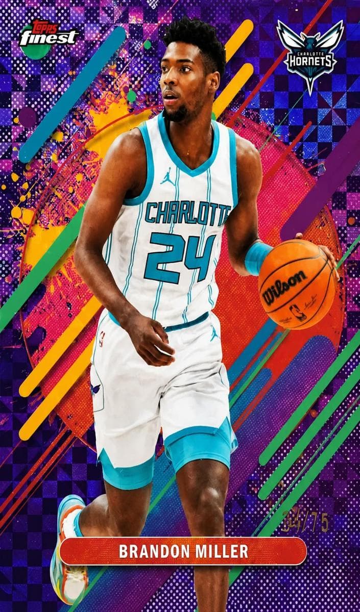 Brandon Miller 2025 topps Topps Finest