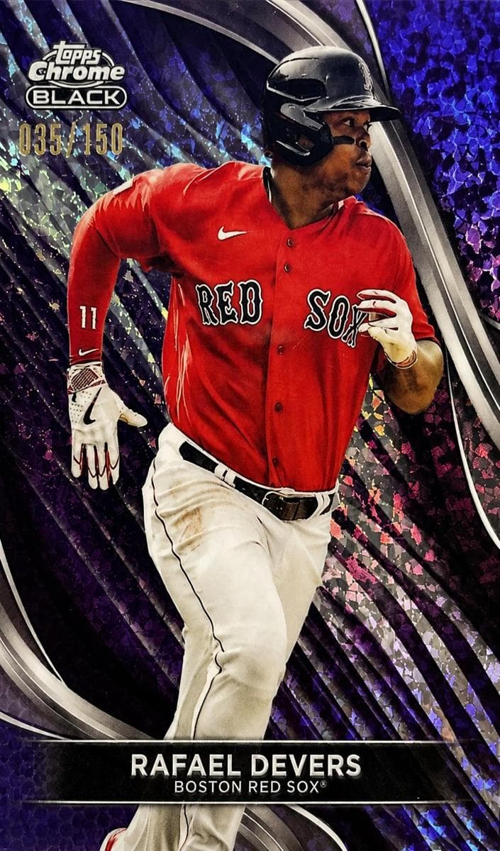 Rafael Devers 2024 topps Topps Chrome Black