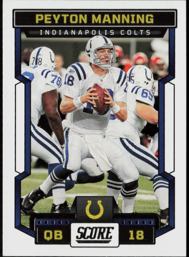 Peyton Manning trading card
