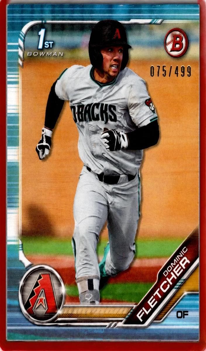 Dominic Fletcher 2019 bowman Bowman Draft