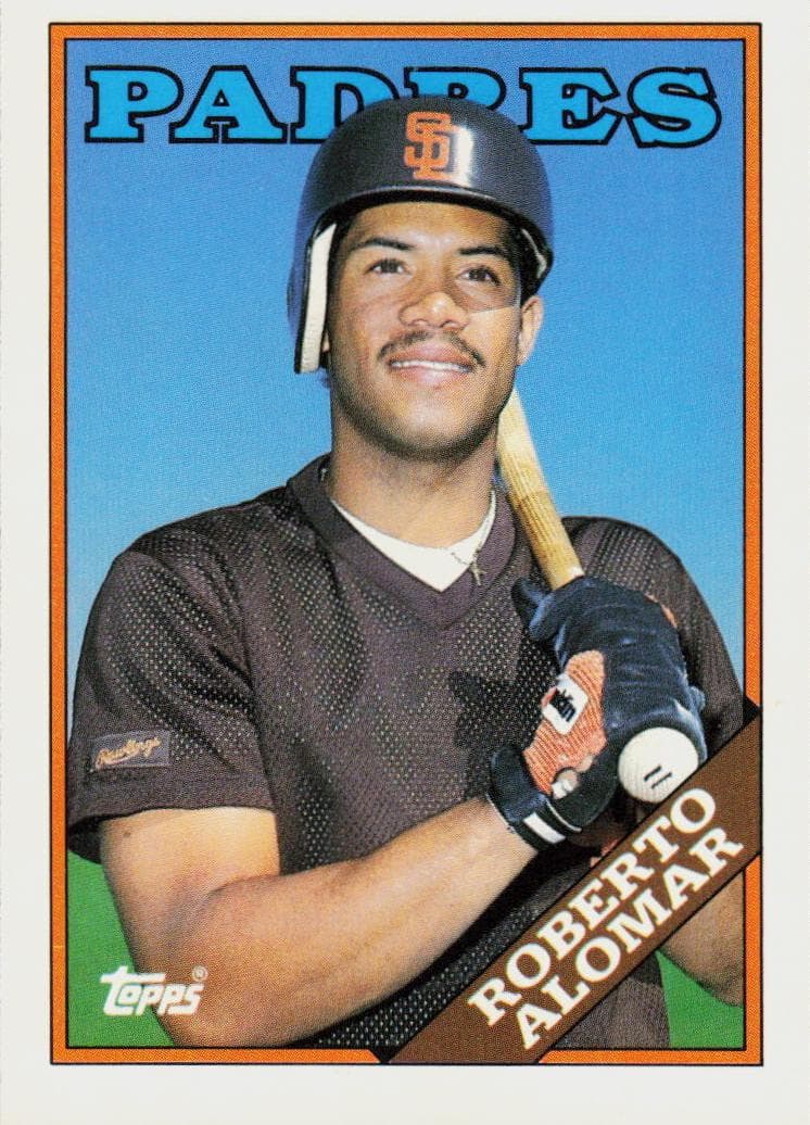 Roberto Alomar 1988 topps Topps Traded