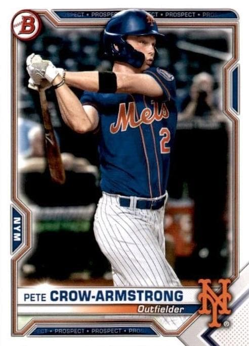 Pete Crow-Armstrong 2021 bowman Bowman