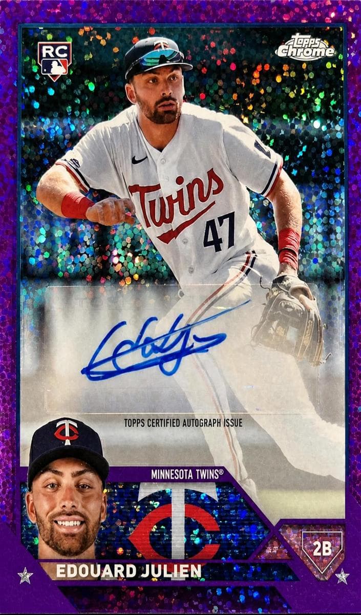 Edouard Julien 2023 topps Topps Chrome Update