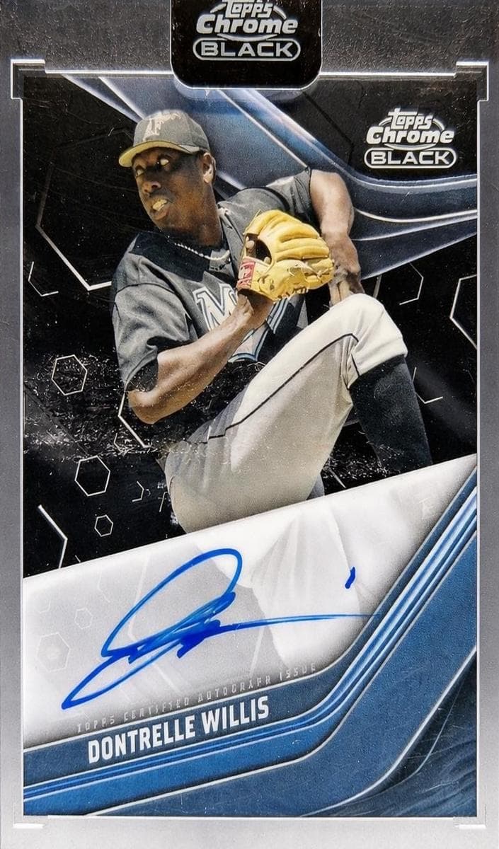 Dontrelle Willis 2023 topps Topps Chrome Black