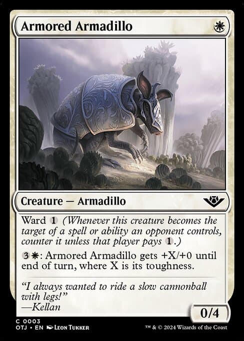 Armored Armadillo 2024 Magic: The Gathering Outlaws of Thunder Junction