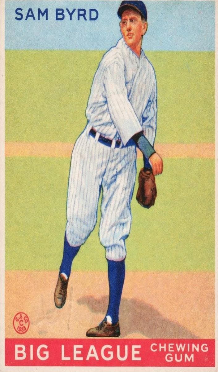 Sam Byrd 1933 unknown Goudey
