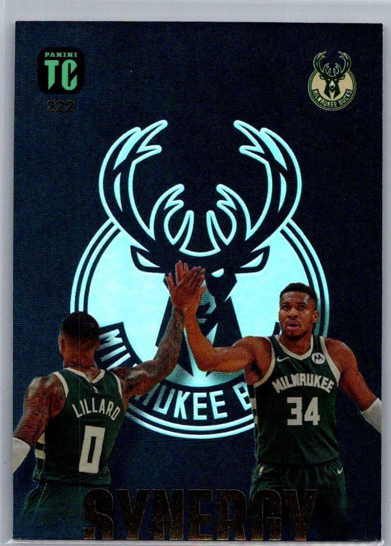 Giannis Antetokounmpo / Damian Lillard 2023 panini