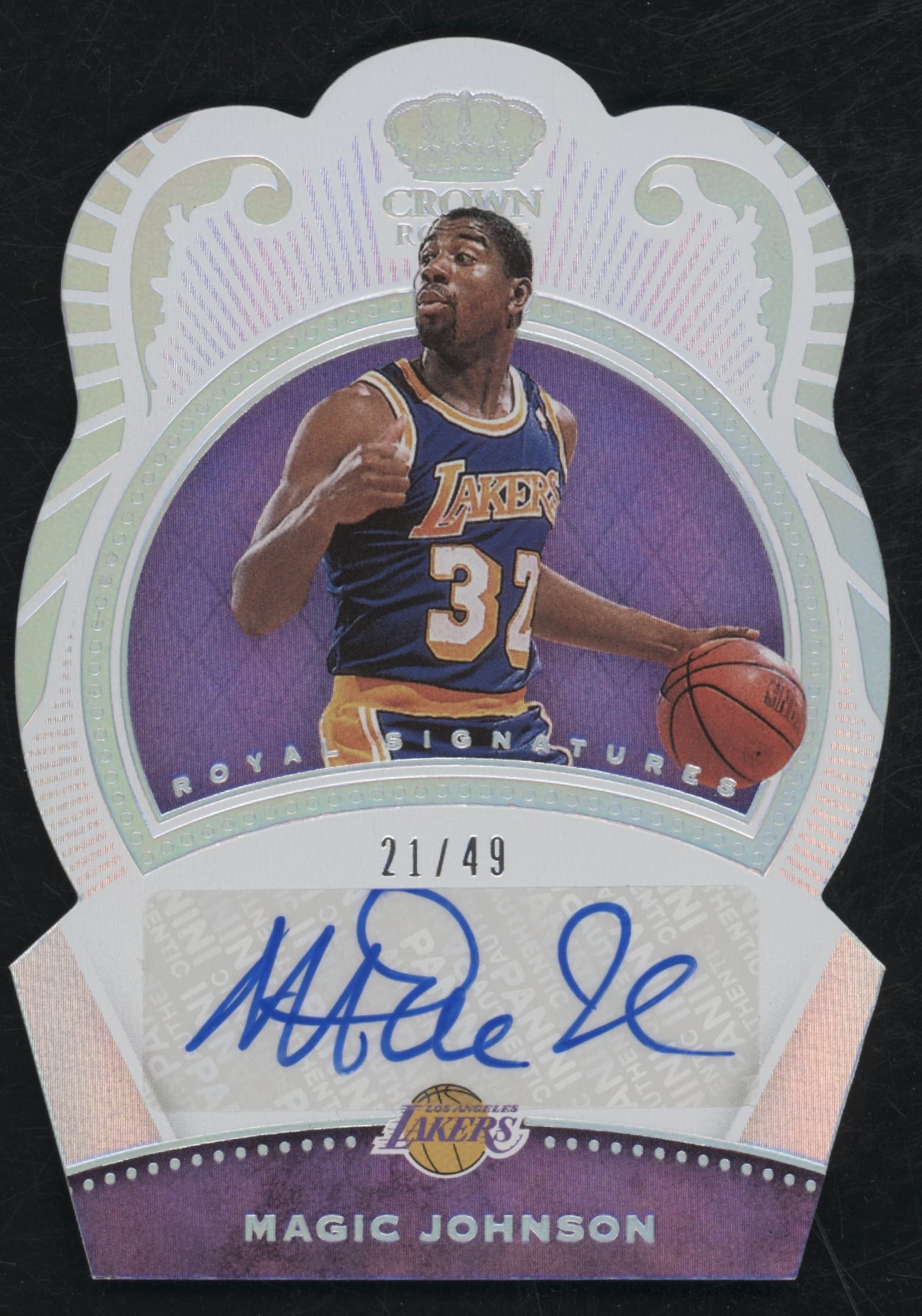 Magic Johnson 2020 panini Panini Crown Royale