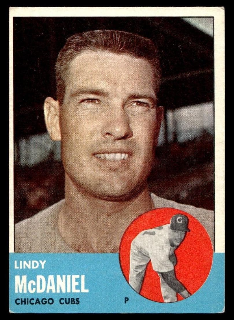 Lindy McDaniel 1963 topps Topps