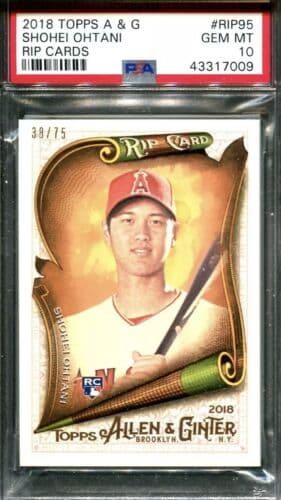 Shohei Ohtani 2018 topps