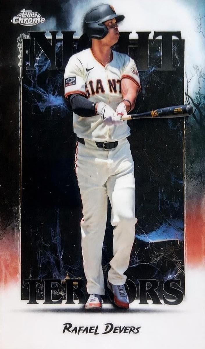 Rafael Devers 2025 topps Topps Chrome Update