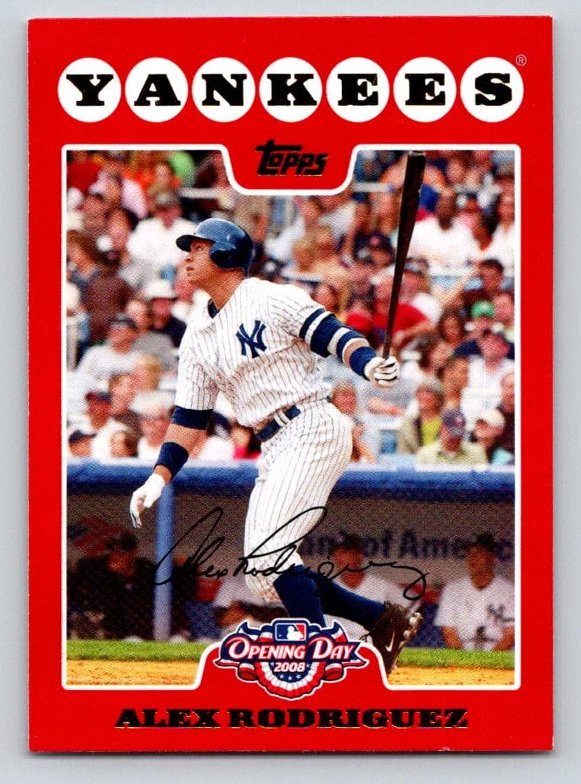 Alex Rodriguez 2008 topps Topps