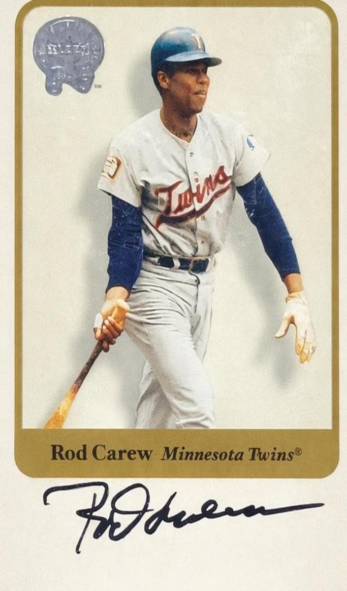 Rod Carew 2001 fleer