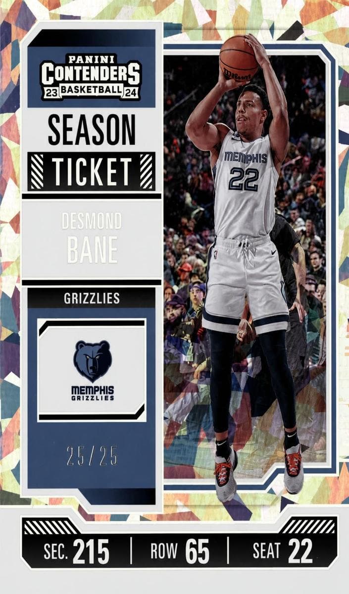 Desmond Bane 2023 panini Panini Contenders