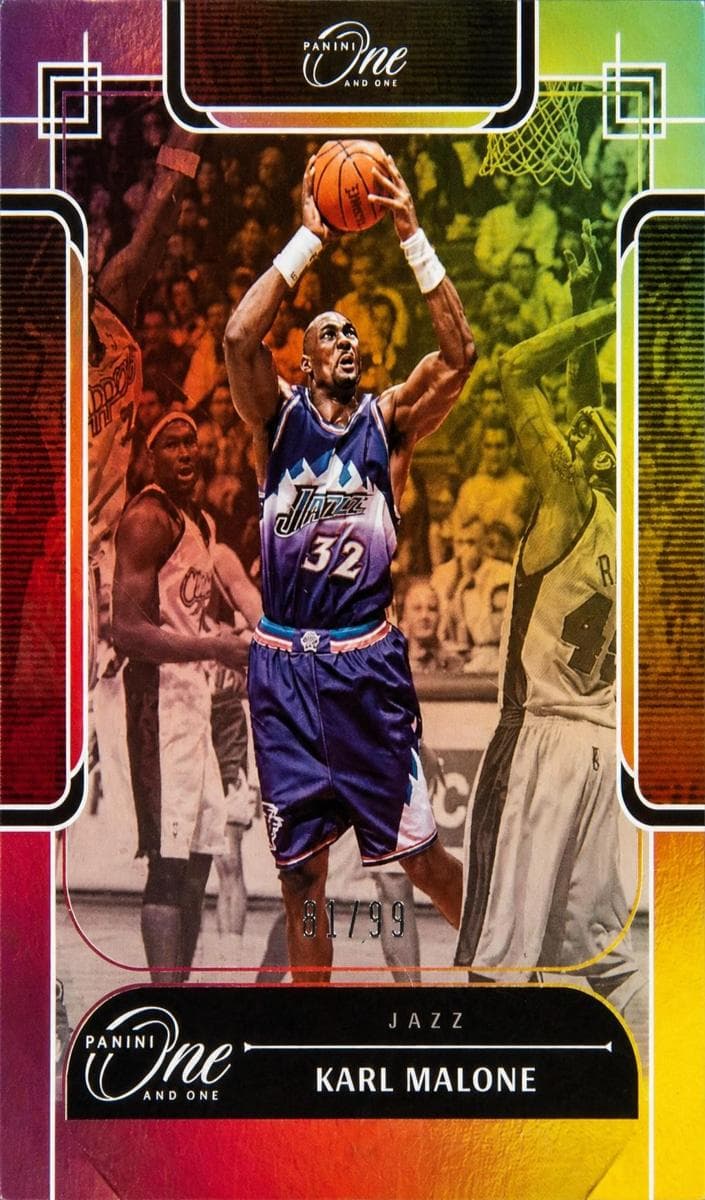 Karl Malone 2023 panini Panini One and One