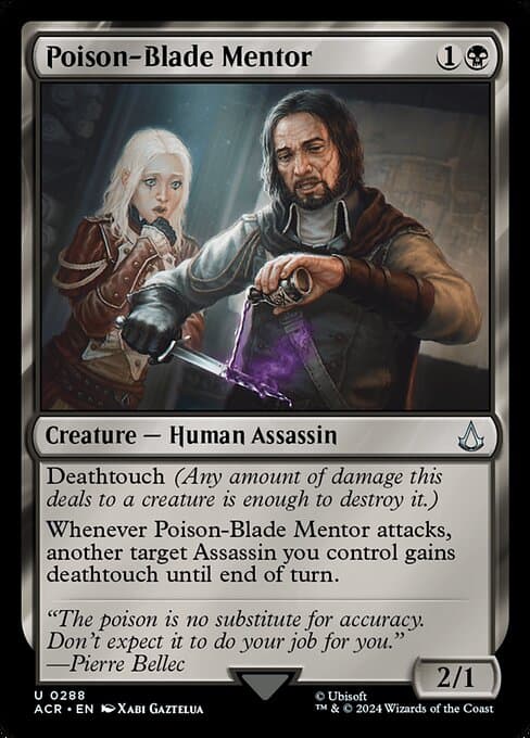 Poison-Blade Mentor 2024 Magic: The Gathering Assassin's Creed