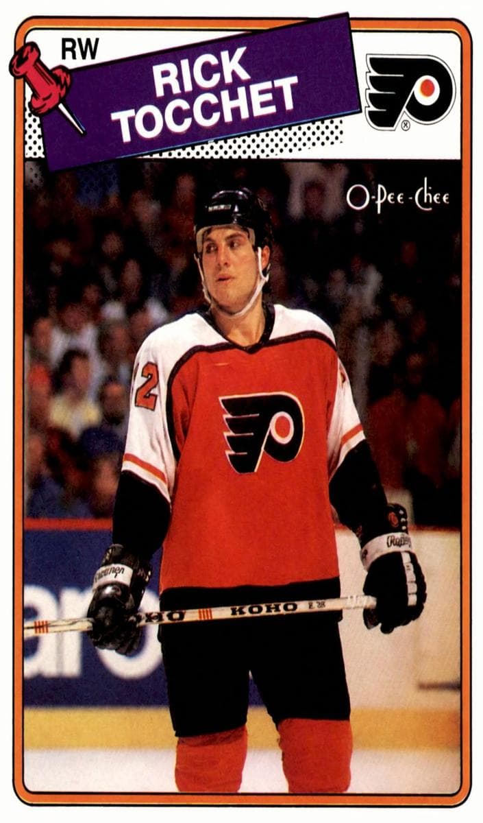 Rick Tocchet 1988 topps Topps