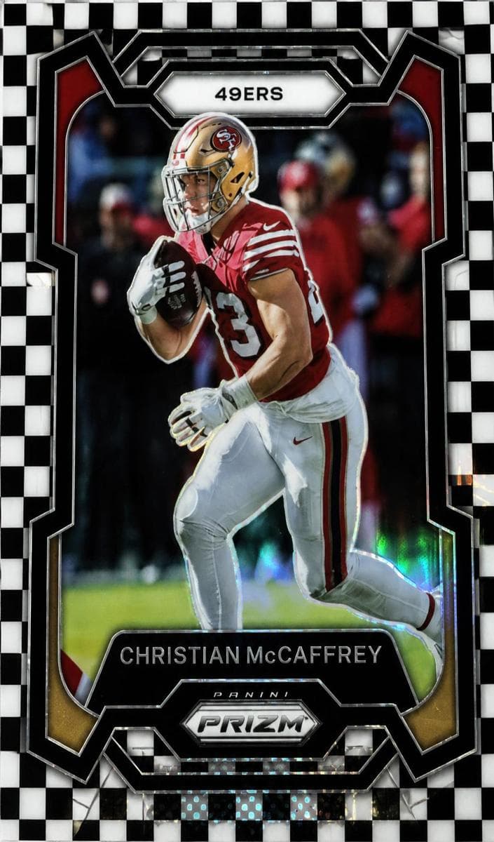 Christian McCaffrey 2023 panini Panini Donruss