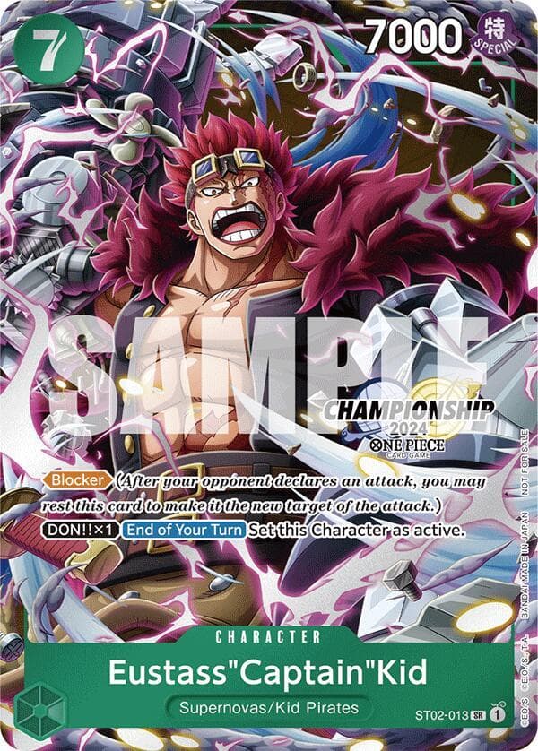 EustassCaptainKid 2022 One Piece Japanese Starter Deck 2: Worst Generation