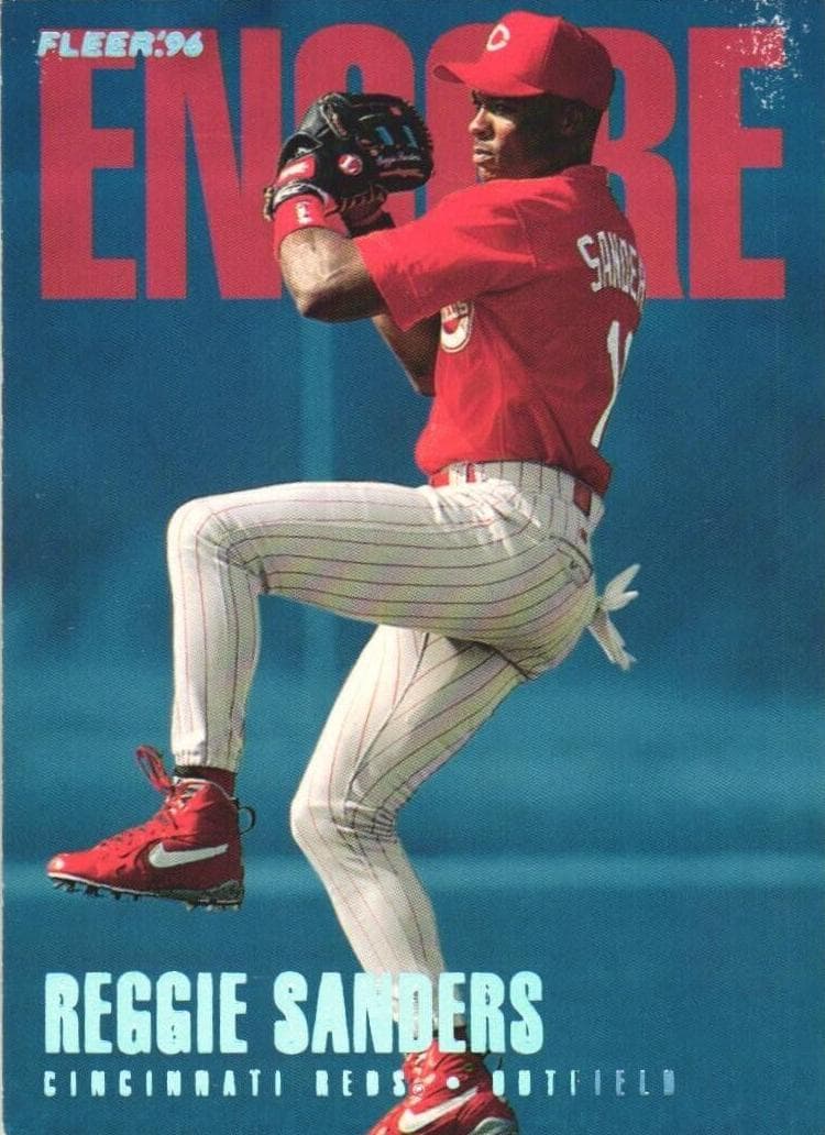 Reggie Sanders 1996 fleer Fleer Update