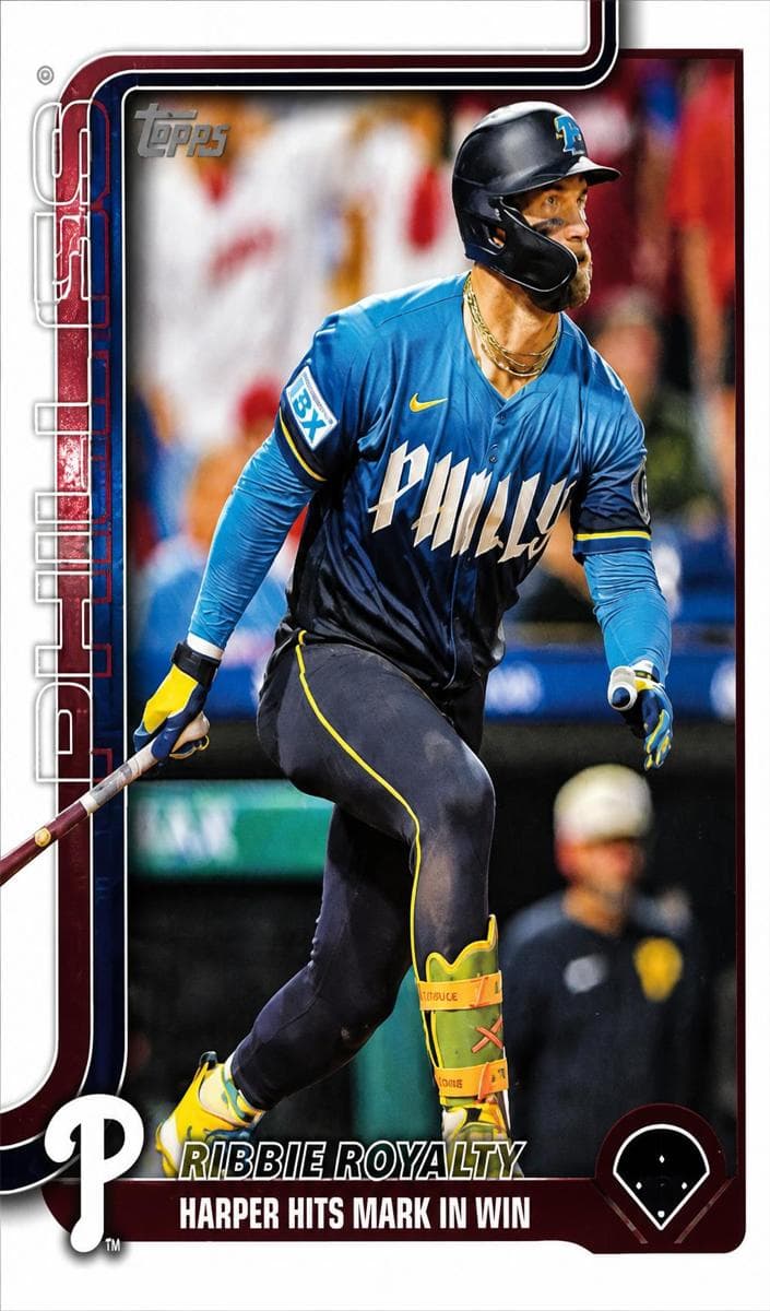 Bryce Harper Season Highlights/Checklist 2025 topps Topps Update