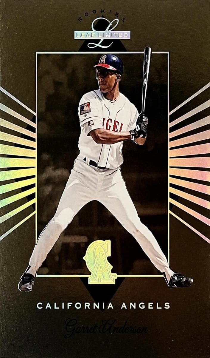 Garret Anderson 1994 leaf Leaf Limited Rookies