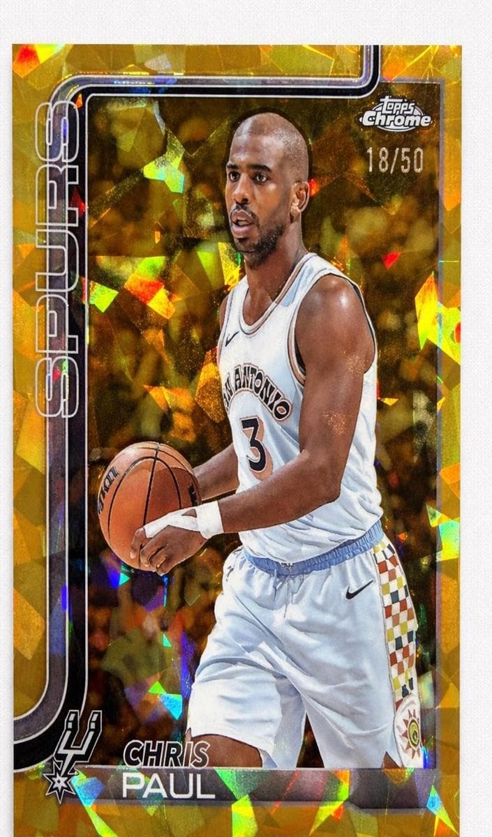 Ausar Thompson 2025 topps Topps Chrome Sapphire